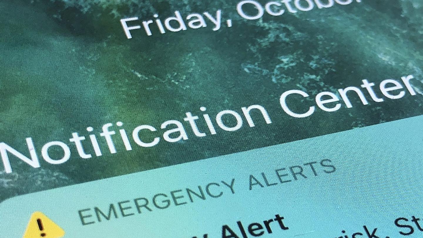 Emergency test system