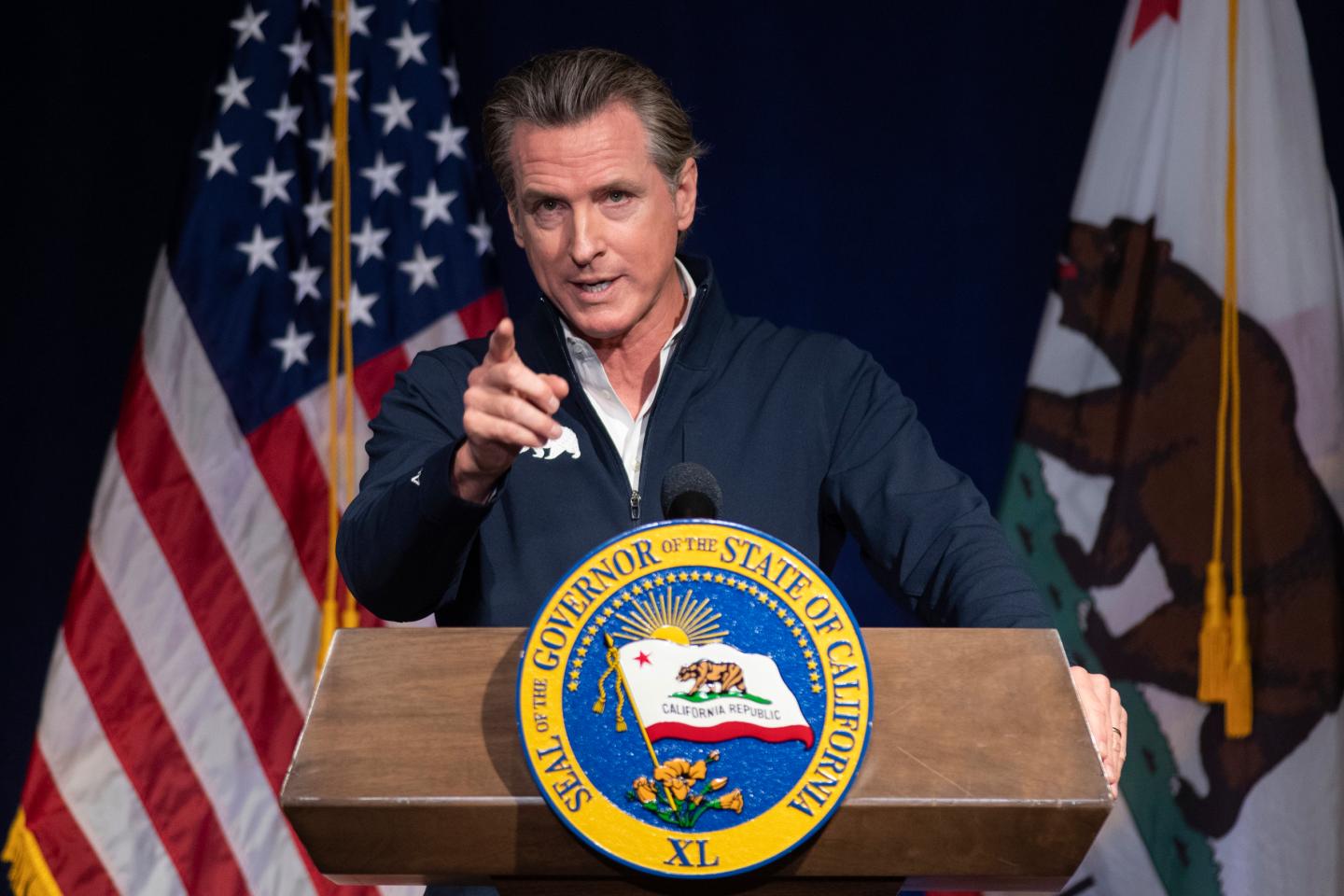 California Governor Gavin Newsom