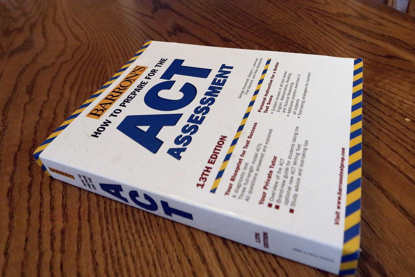 U.S. high school students’ scores on the ACT college admissions test drop to new 30-year low