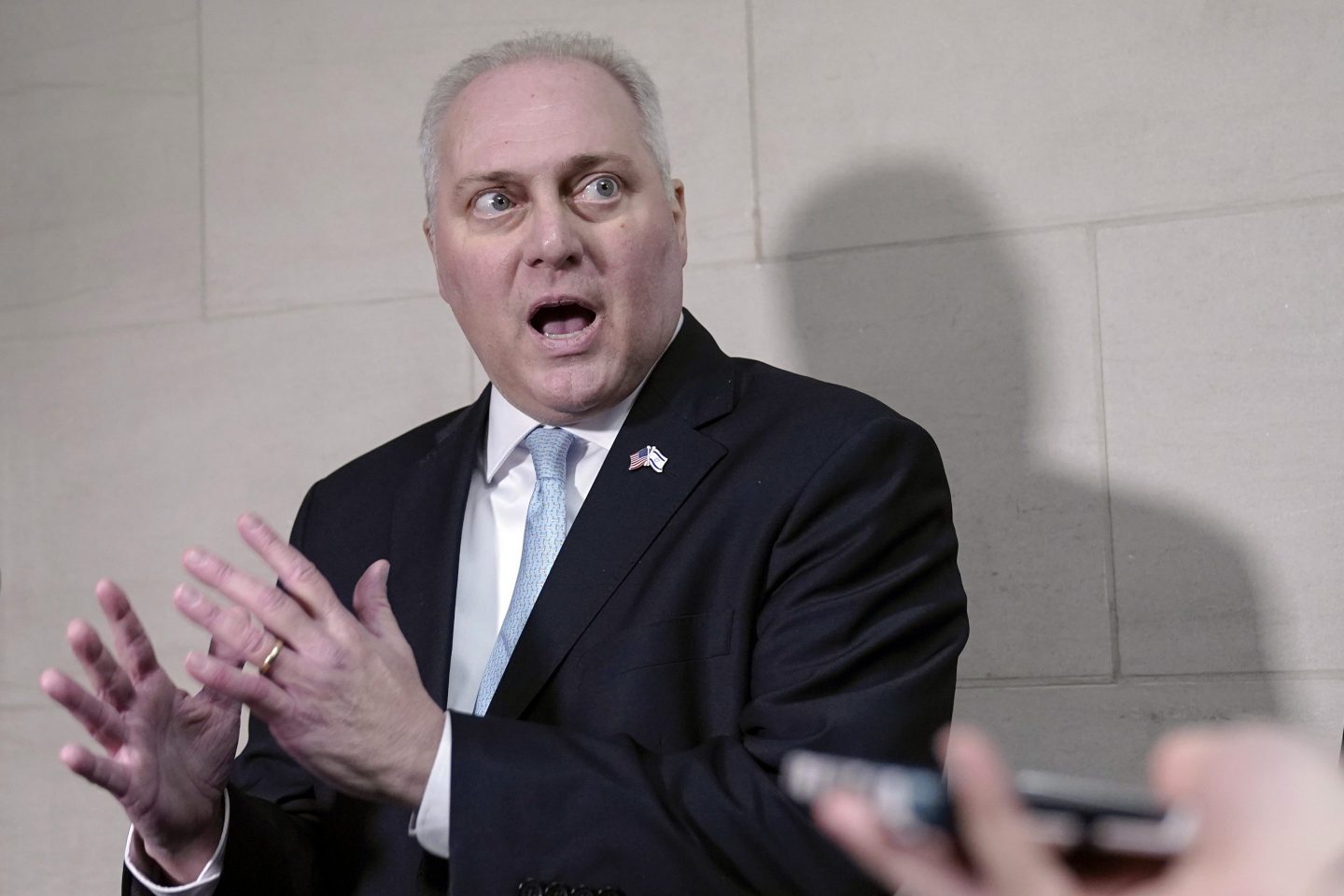Steve Scalise gesturing while speaking