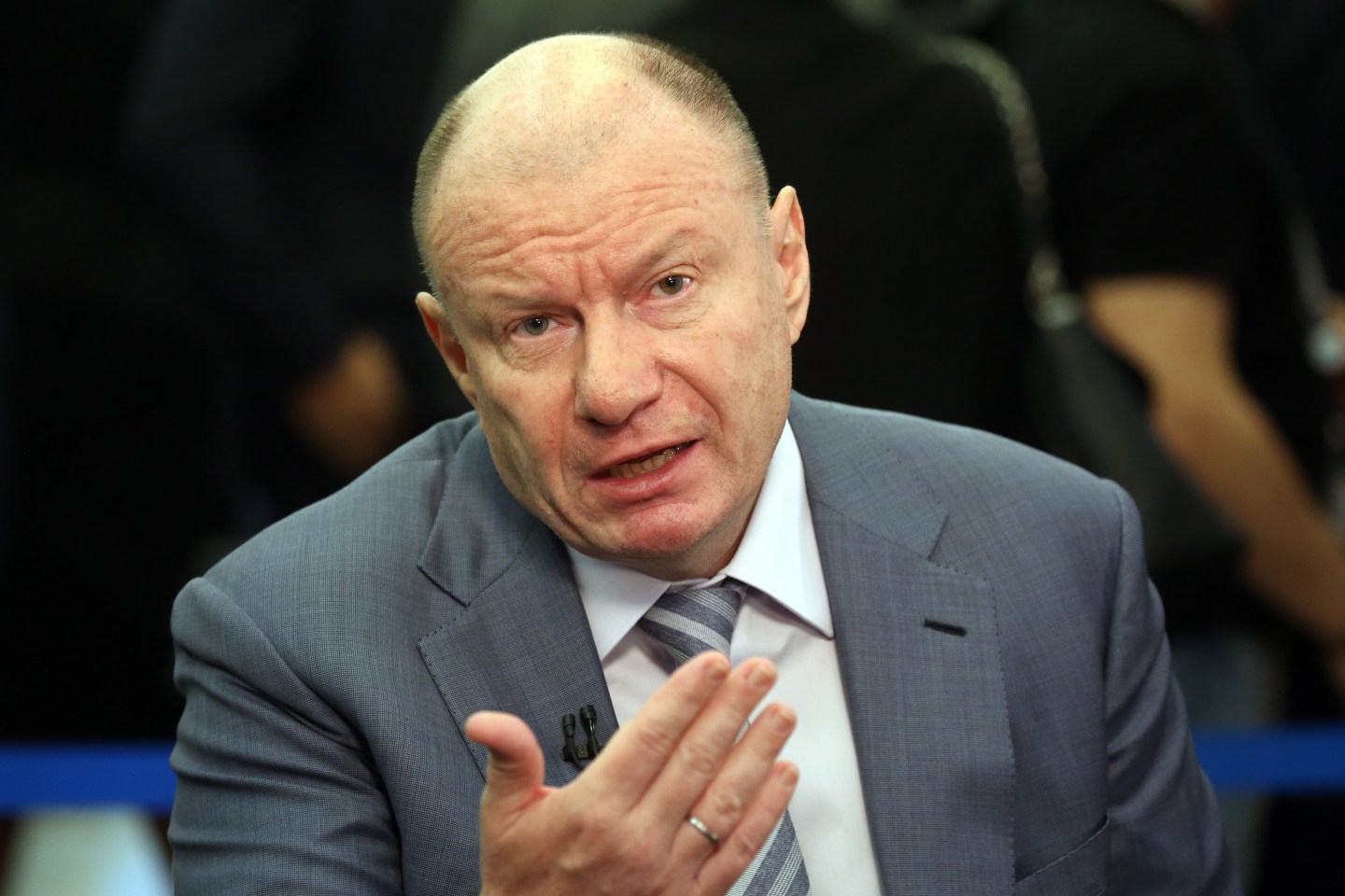 Russian billionaire Vladimir Potanin.