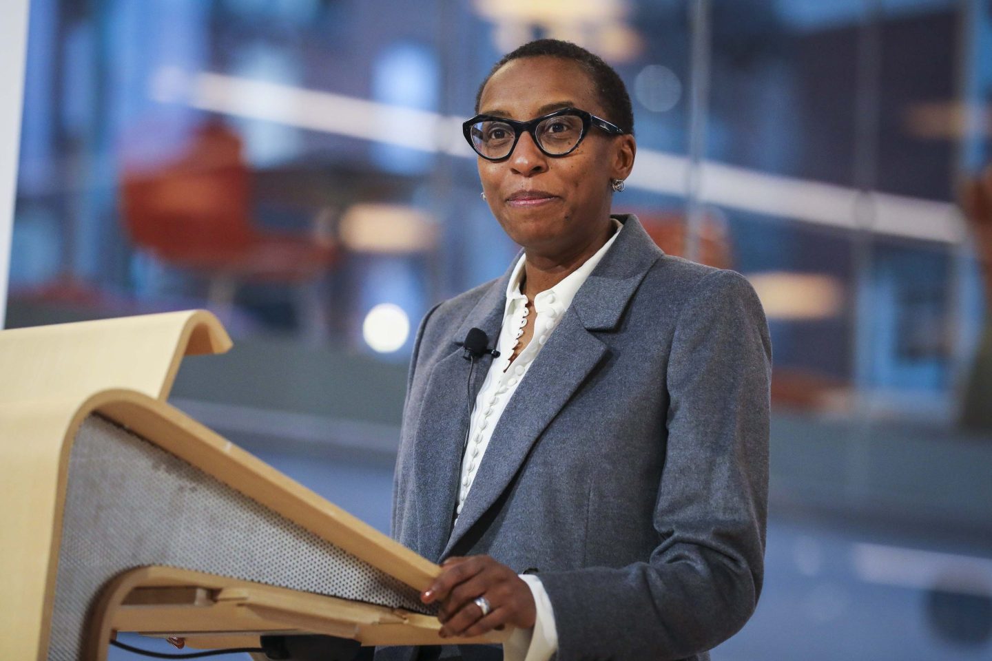 Former Harvard University president Claudine Gay