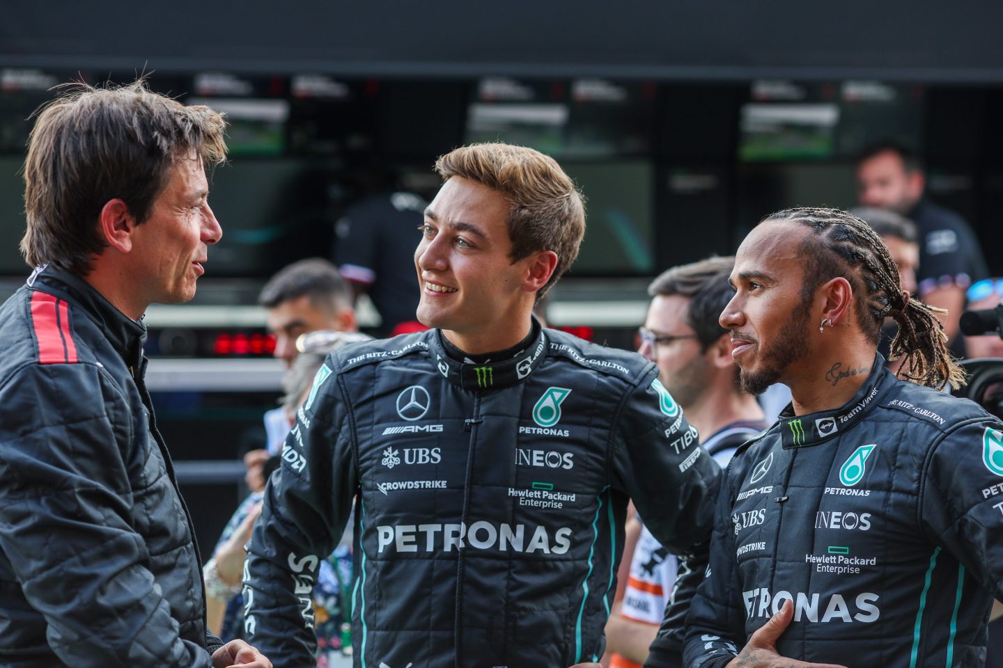 Mercedes-AMG Petronas finished third in 2022 with its new pairing of Lewis Hamilton and George Russell.
