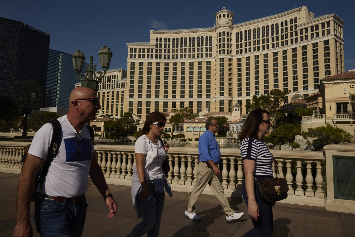 The Bellagio hotel and casino in Las Vegas, Nevada.