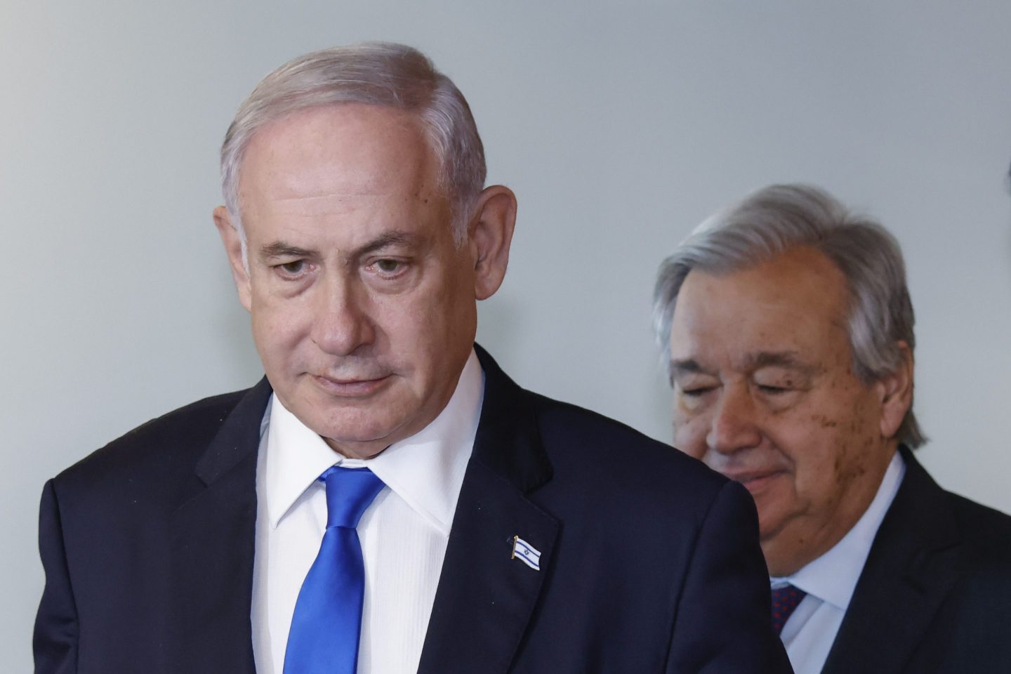 Benjamin Netanyahu, Antonio Guterres