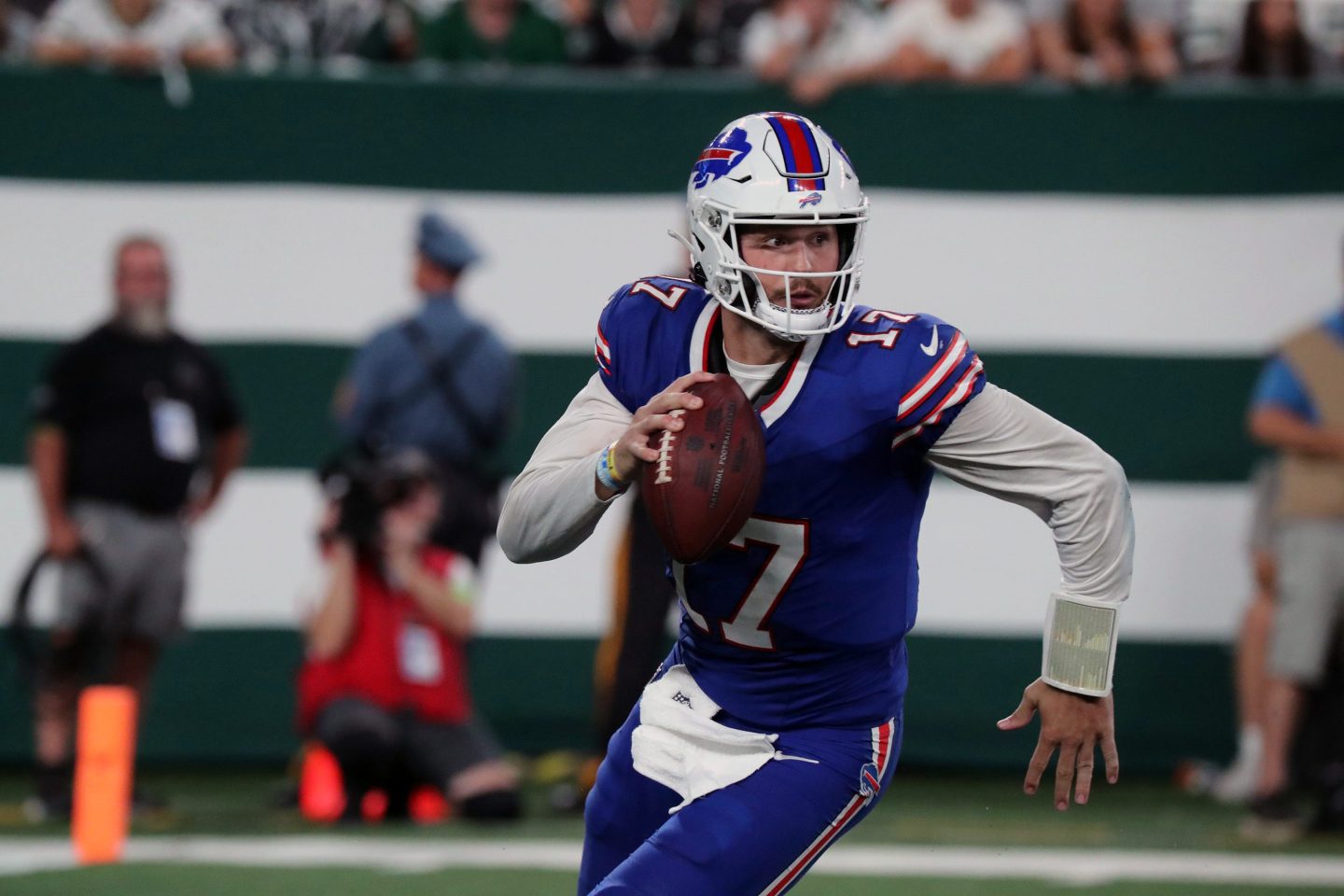 The Buffalo Bills QB Josh Allen.