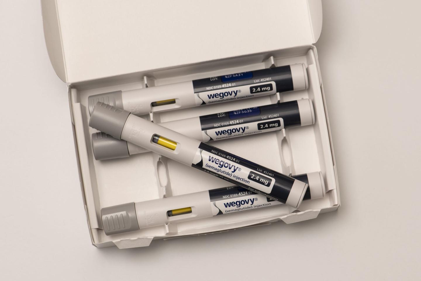 a picture of four wegovy injections