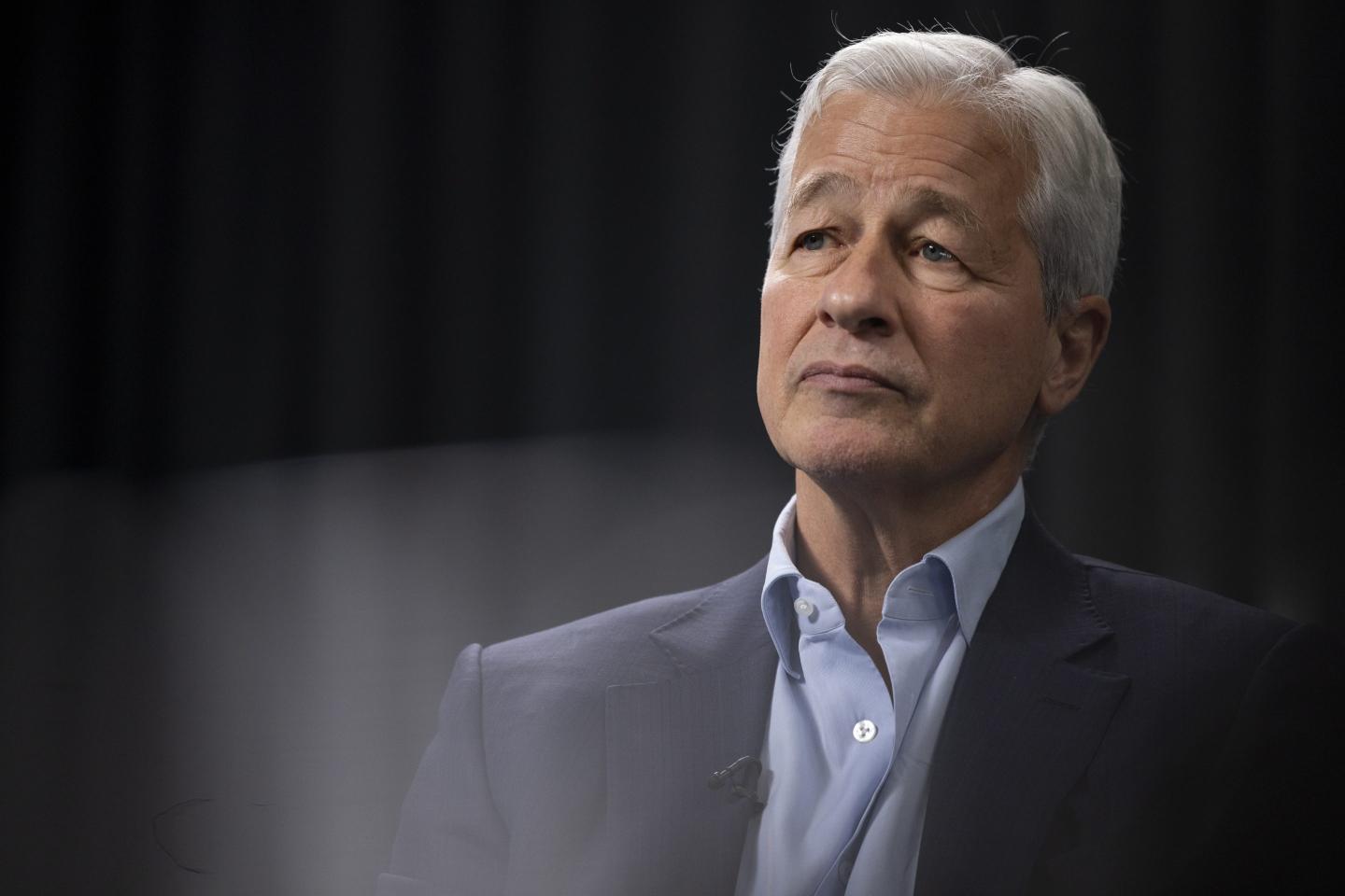Jamie Dimon, chief executive officer of JPMorgan Chase, during a Bloomberg Television interview.