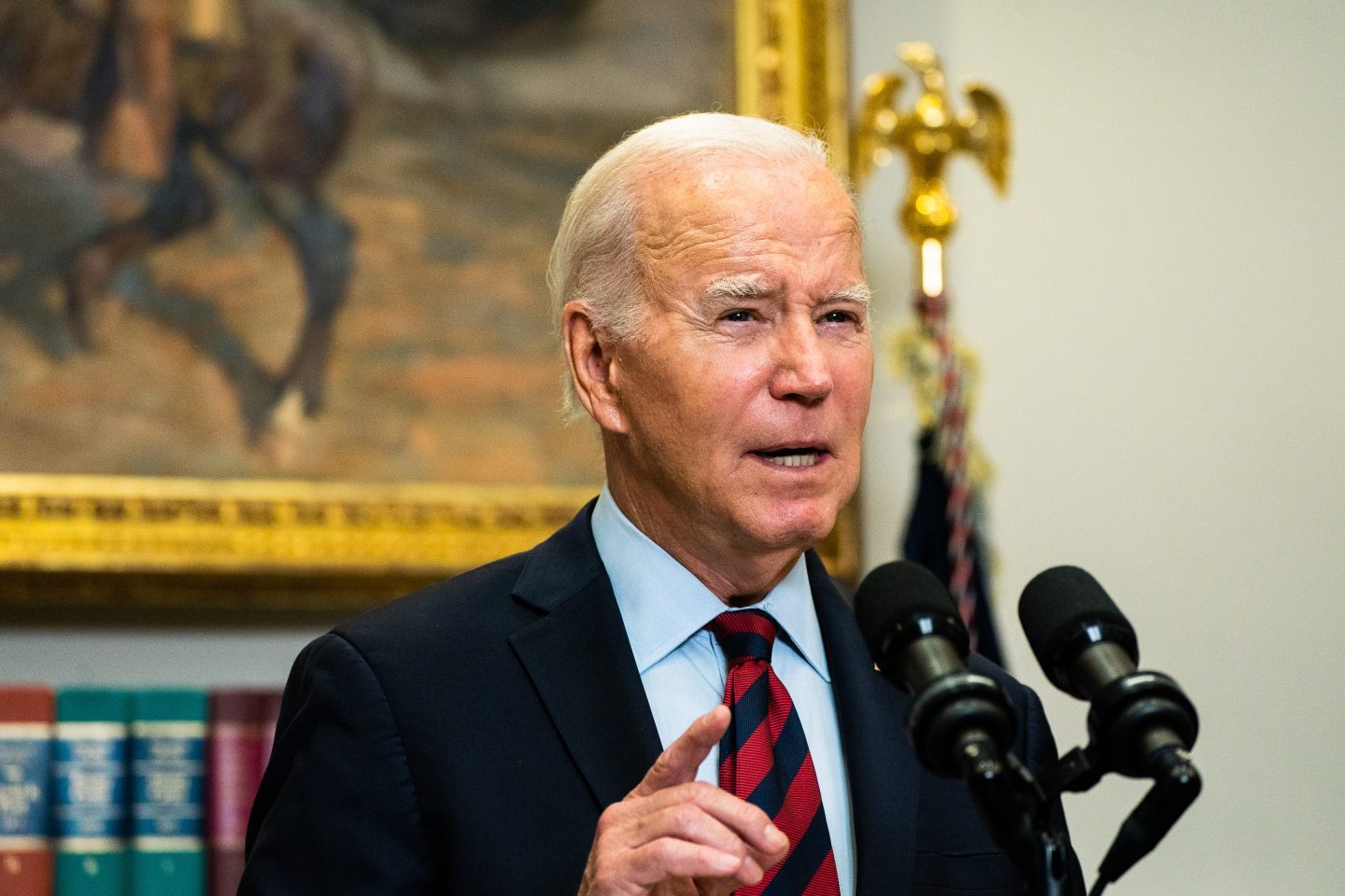President Joe Biden speaks on student loan debt forgiveness