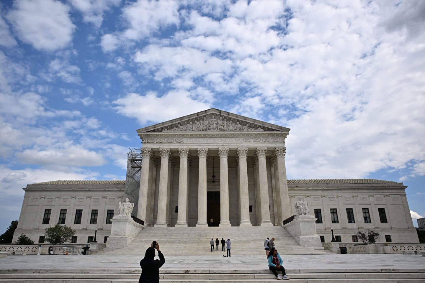 The US Supreme Court is seen in Washington, DC
