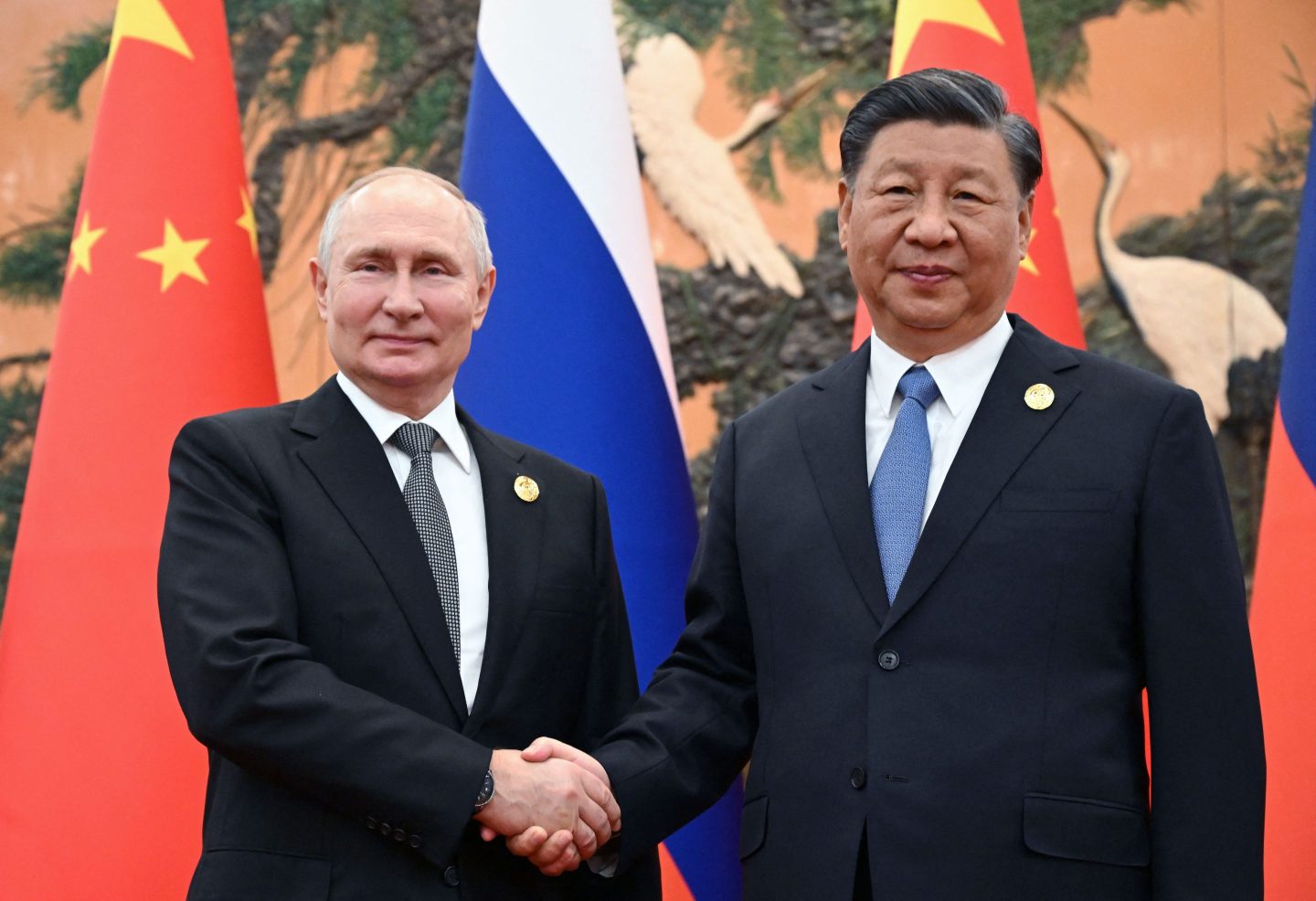 Russian president Vladimir Putin has deepened ties with Chinese leader Xi Jinping.