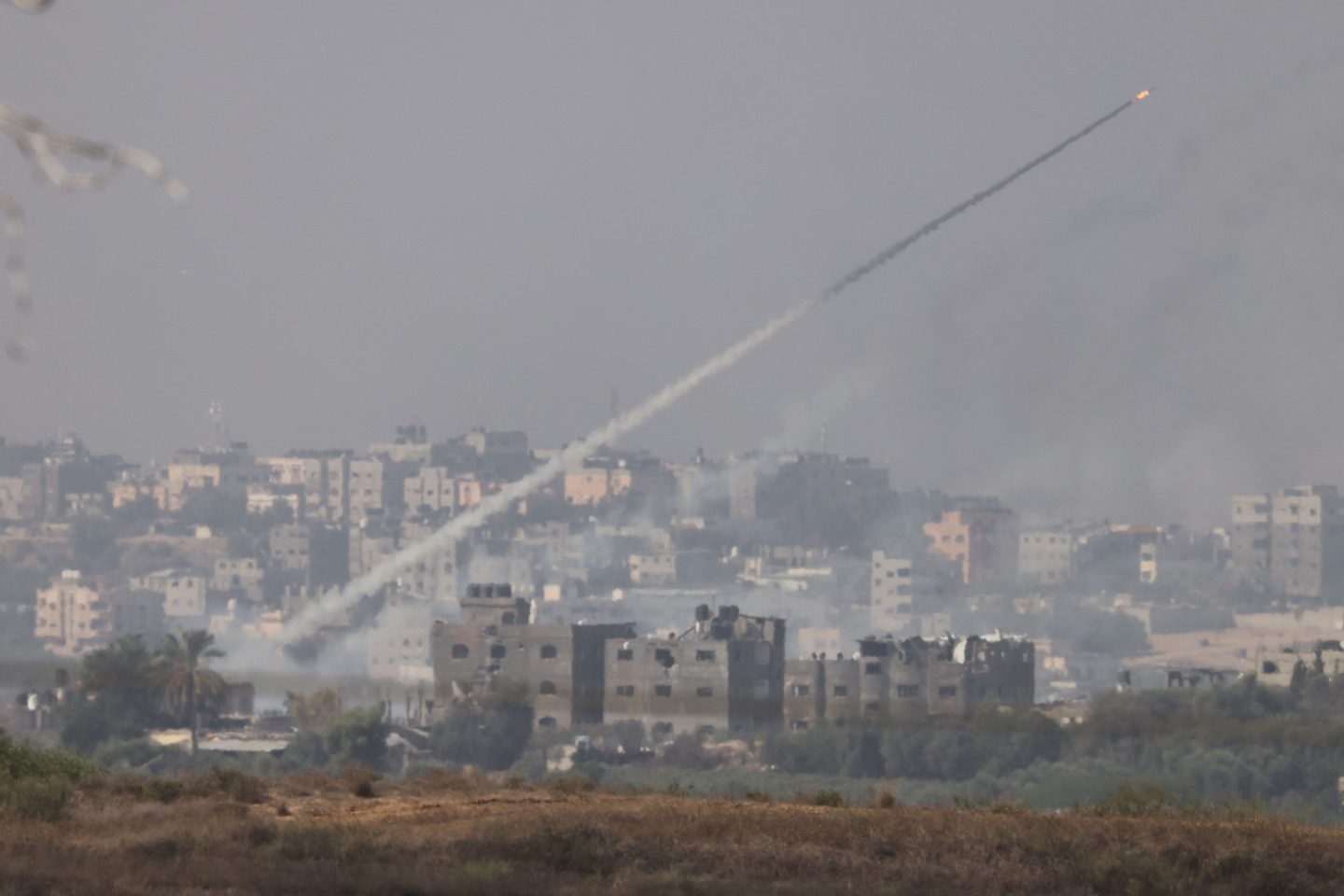 rockets fired towards Israel from the Gaza Strip