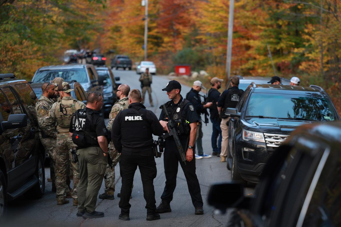 Maine residents remain on lockdown as police search for suspect in killing of 18. ‘You need to come outside now with nothing in your hands’