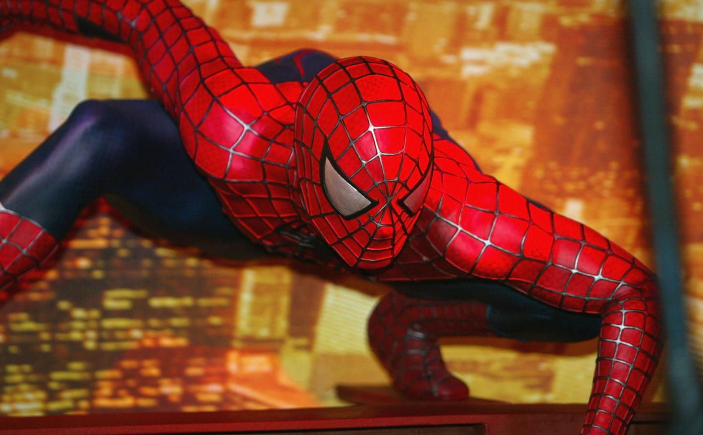 Spider-Man figure posing