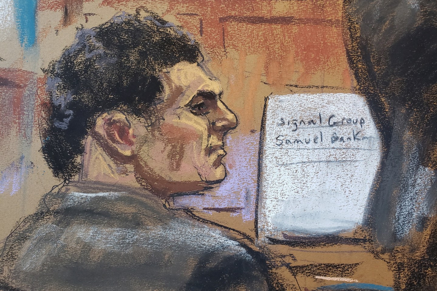 FTX founder Sam Bankman-Fried at federal court in New York on Oct. 26.