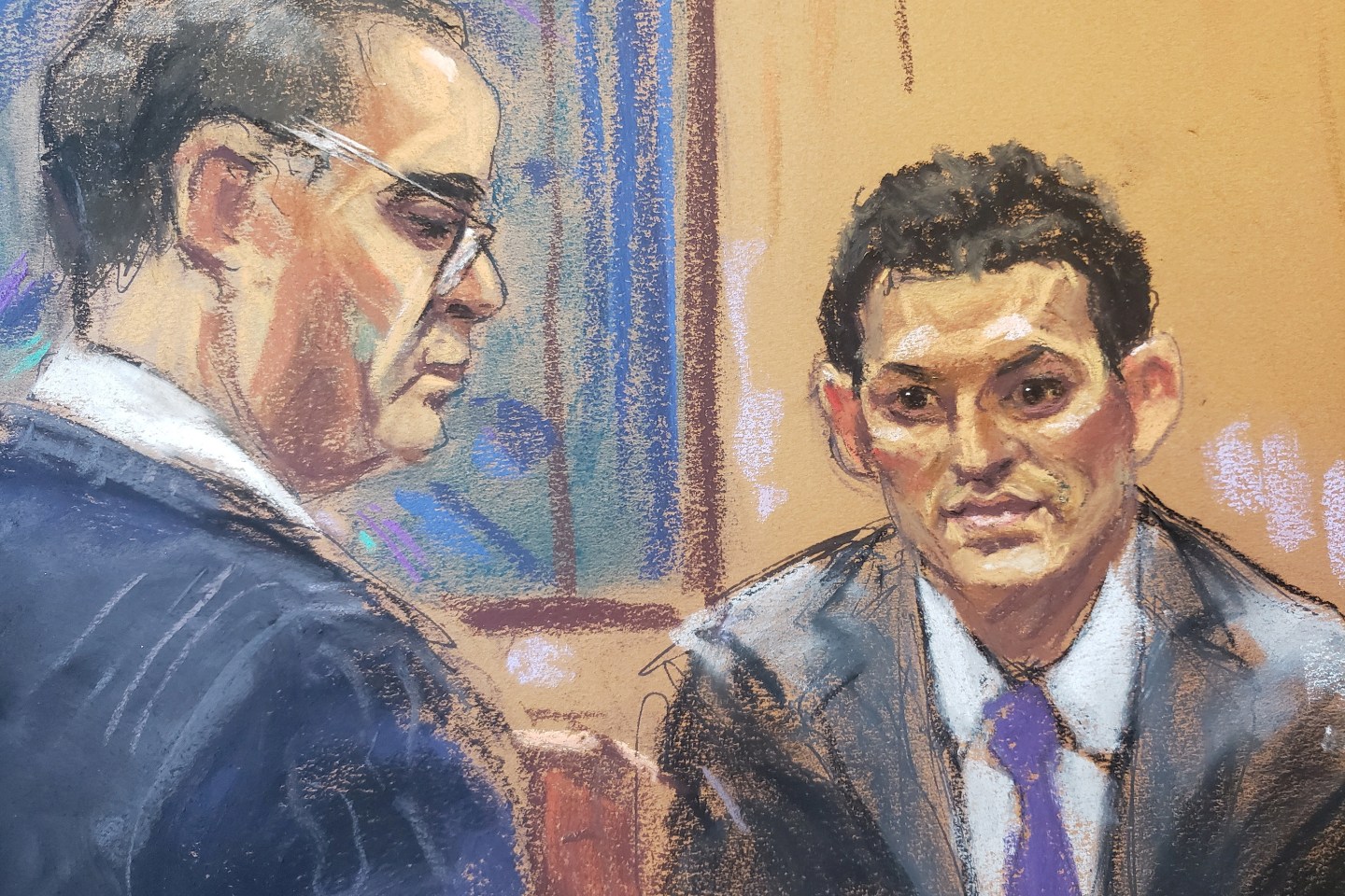 Sam Bankman-Fried took questions from his lawyers in front of a jury on Friday.