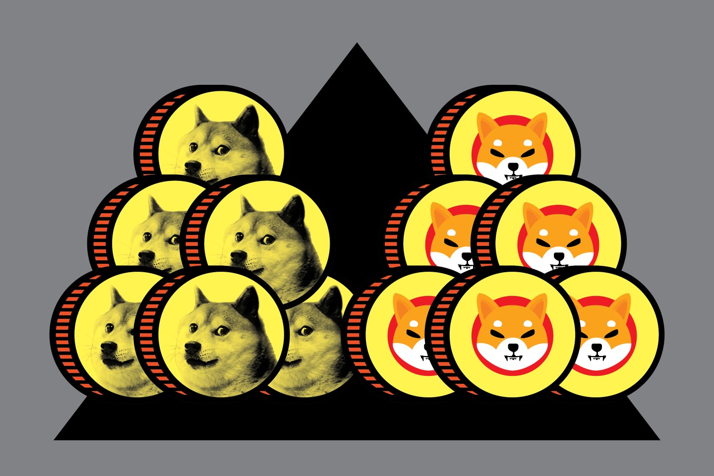 Memecoins like Dogecoin and Shiba Inu saw gains over the last seven days.