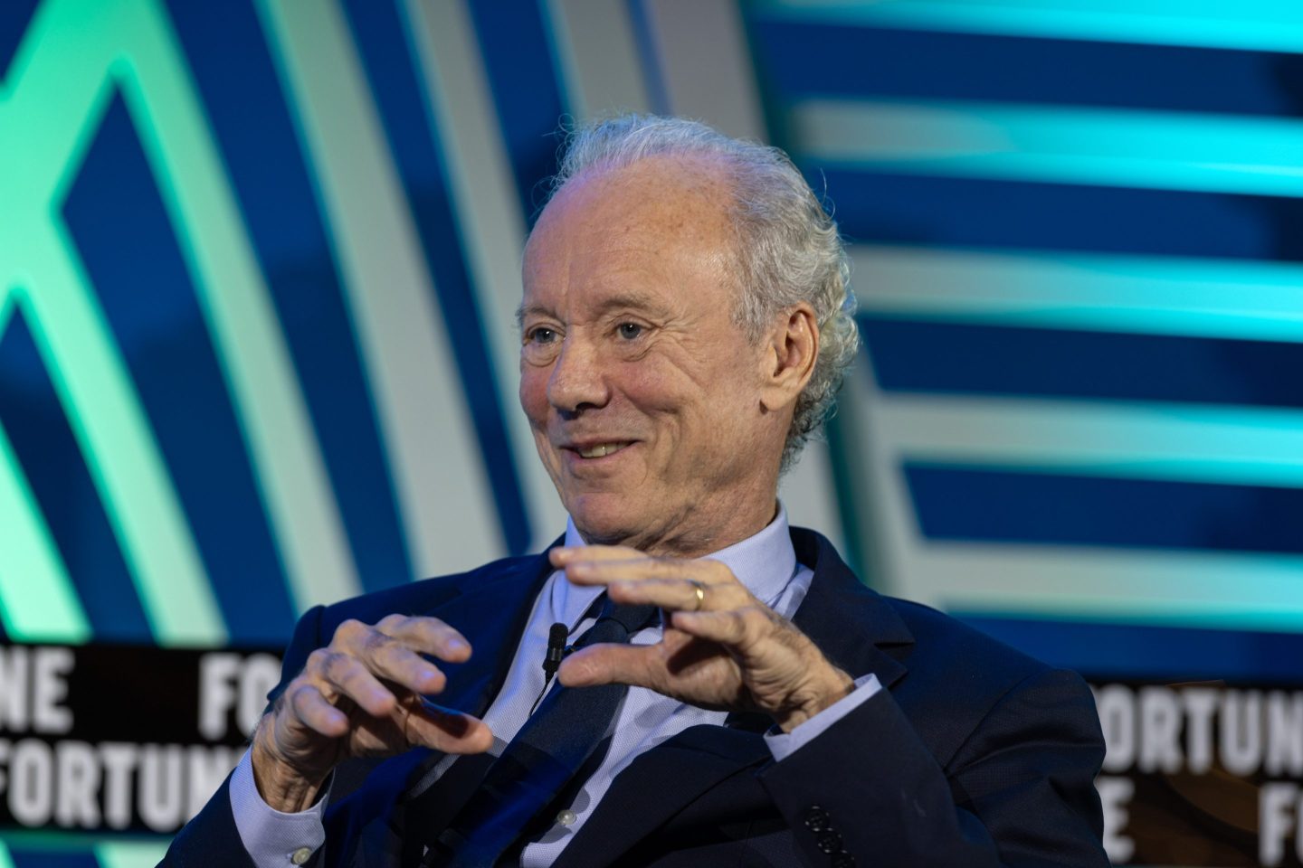 American architect and author William McDonough speaking at a climate related panel at Fortune's Global Forum in Abu Dhabi on Nov. 28.