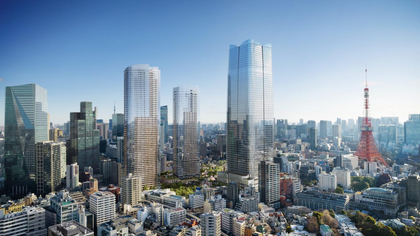 Japan’s new tallest skyscraper is also fat—sprawling enough to fit the mixed-use demands of post-COVID city life