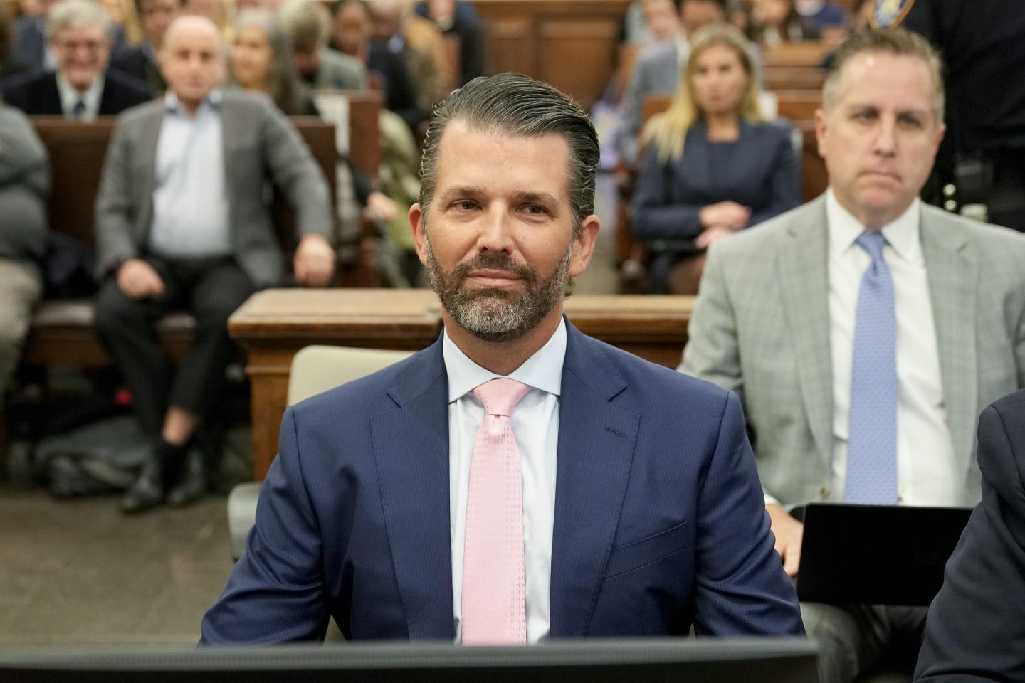 Donald Trump Jr. testifies in fraud trial he never worked on his father’s financial statements despite being a Trump Organization EVP