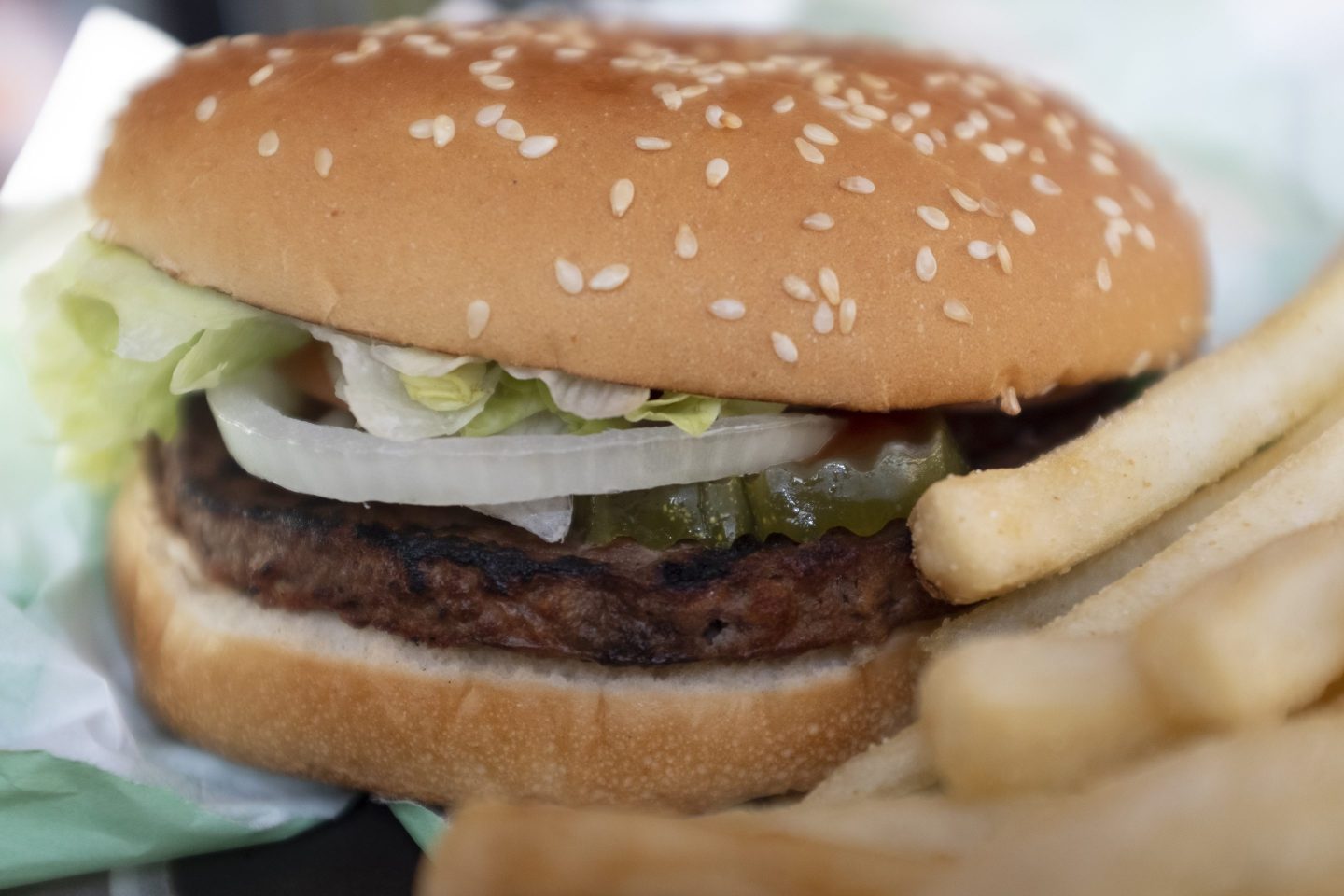Burger King's vegan Impossible Whopper.