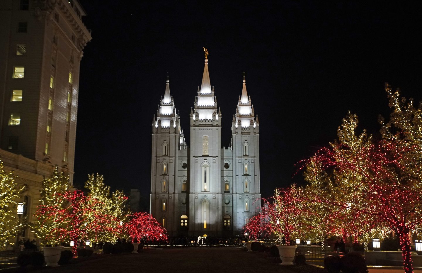 The Church of Jesus Christ of Latter-Day Saints, historic Mormon Salt Lake Temple.