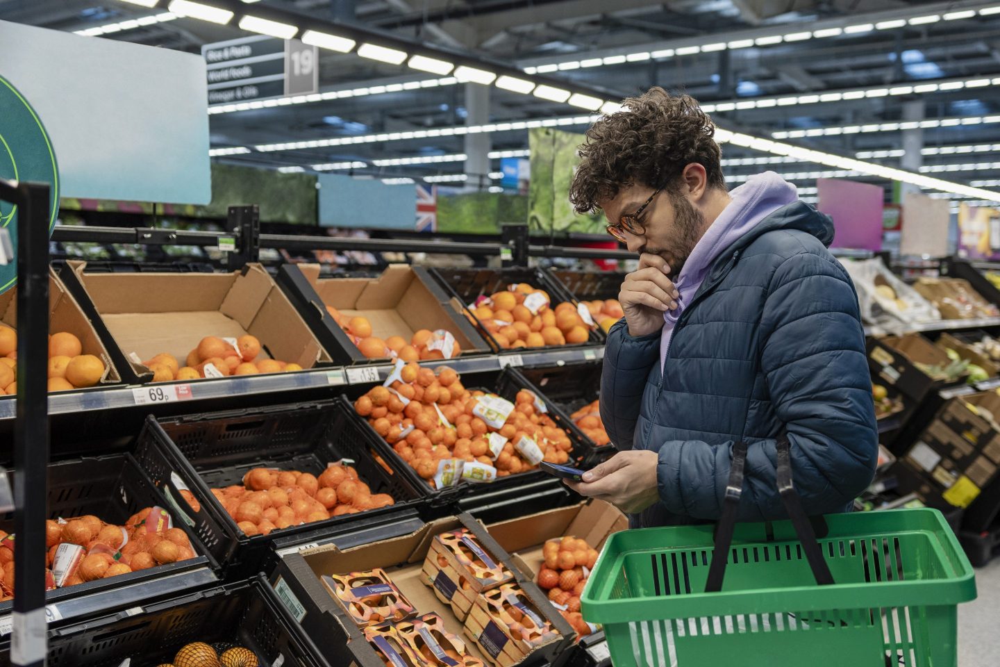 Carefully combing for discounts.