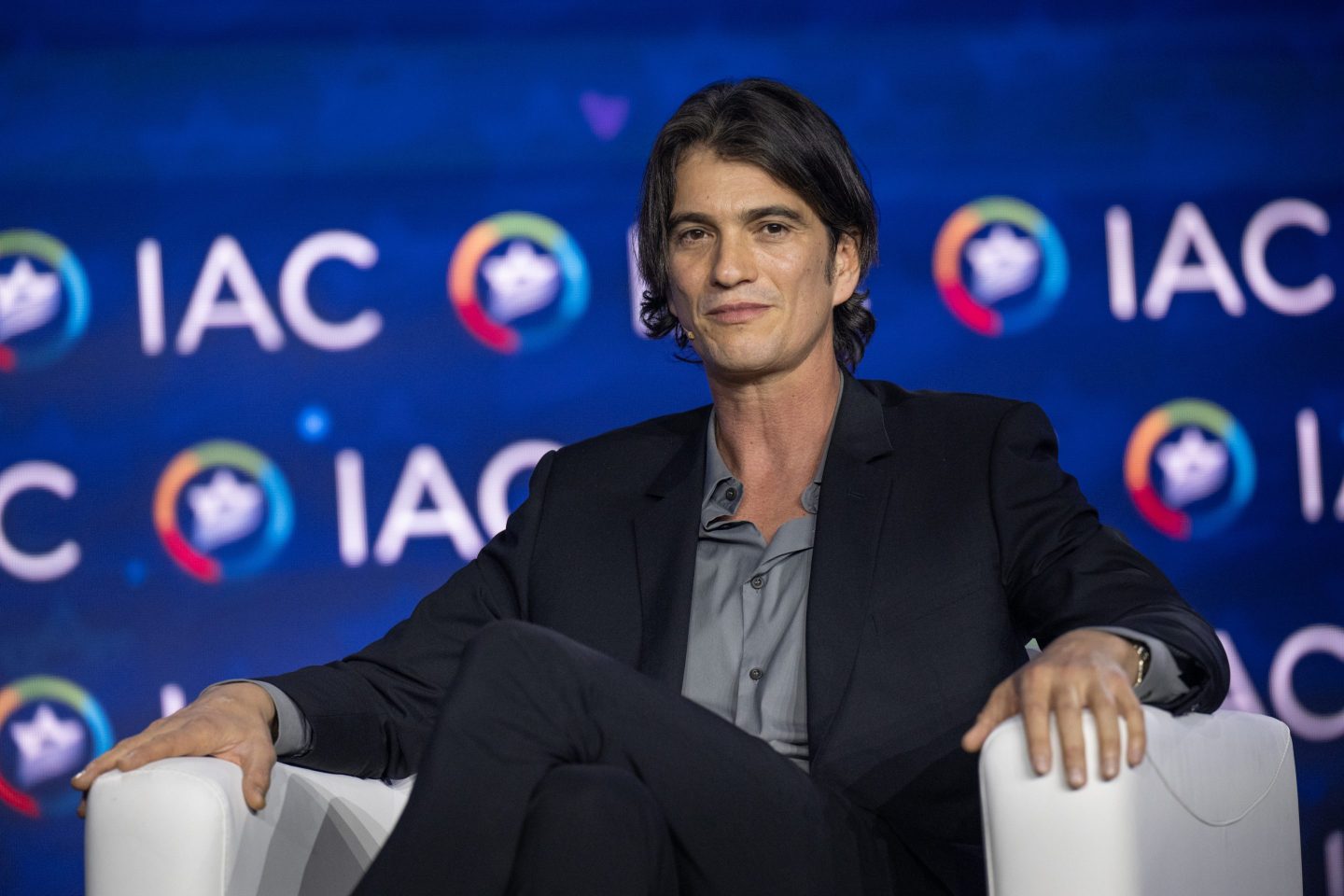 Adam Neumann speaks during The Israeli American Council (IAC) 8th Annual National Summit on January 19, 2023