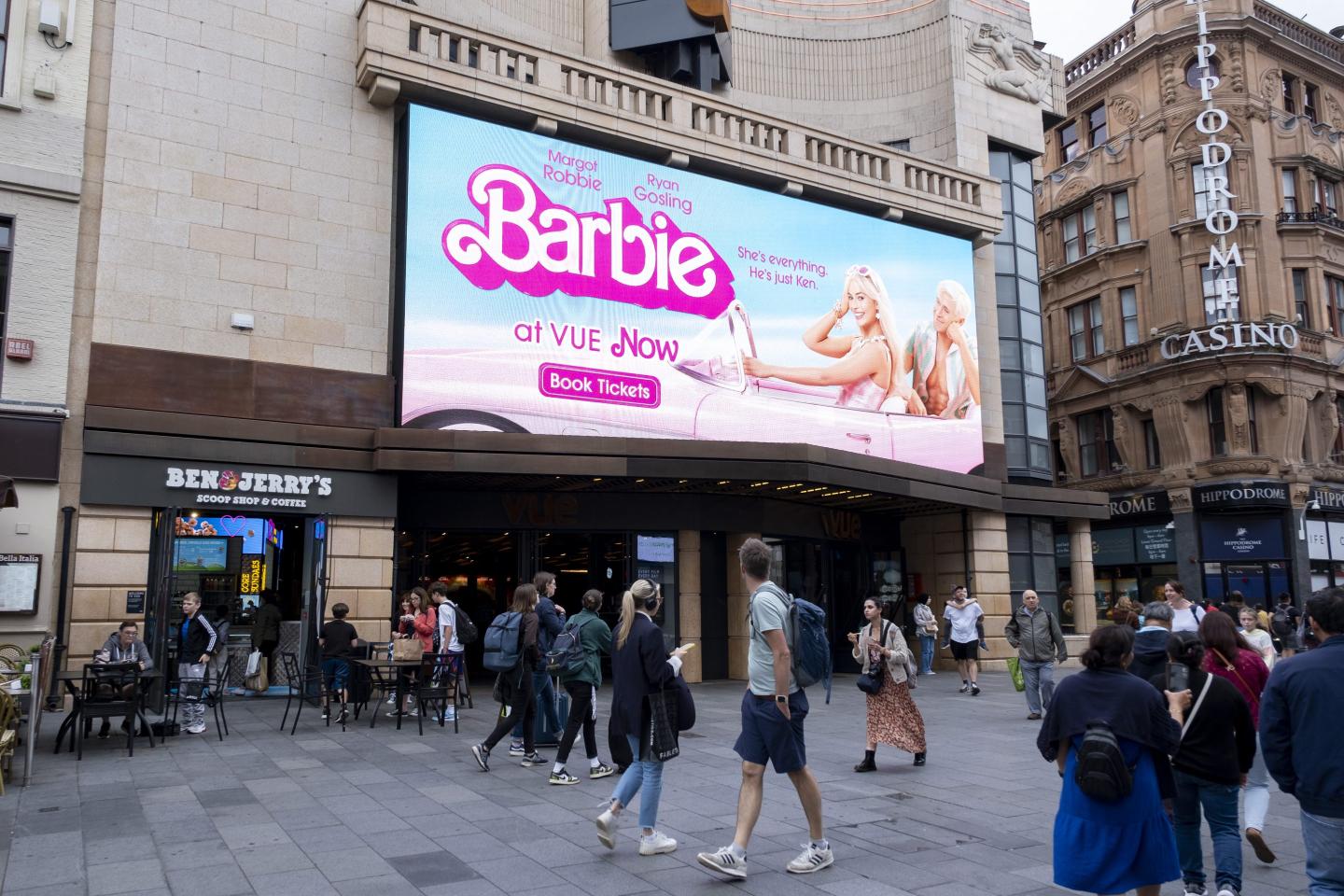 Barbie poster in London