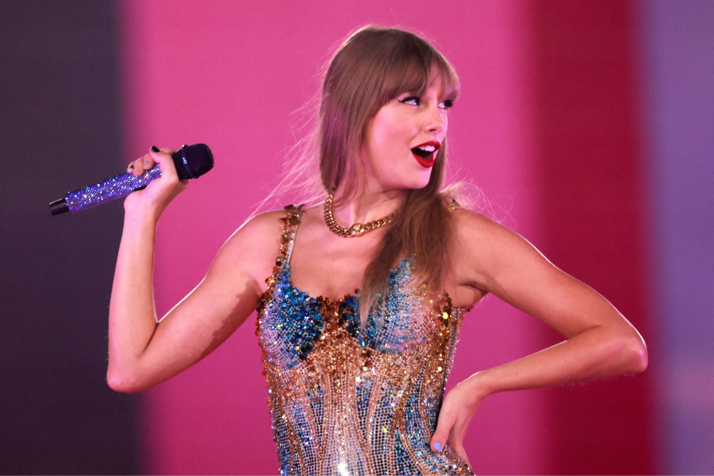 Taylor Swift's re-release of her biggest album is setting records. 