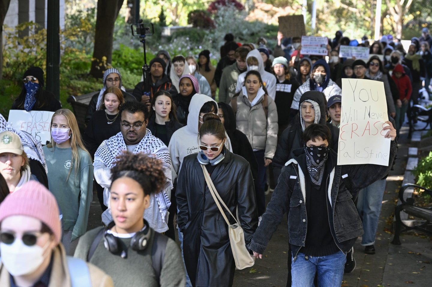 Law firms have warned colleges to fight against antisemitism.