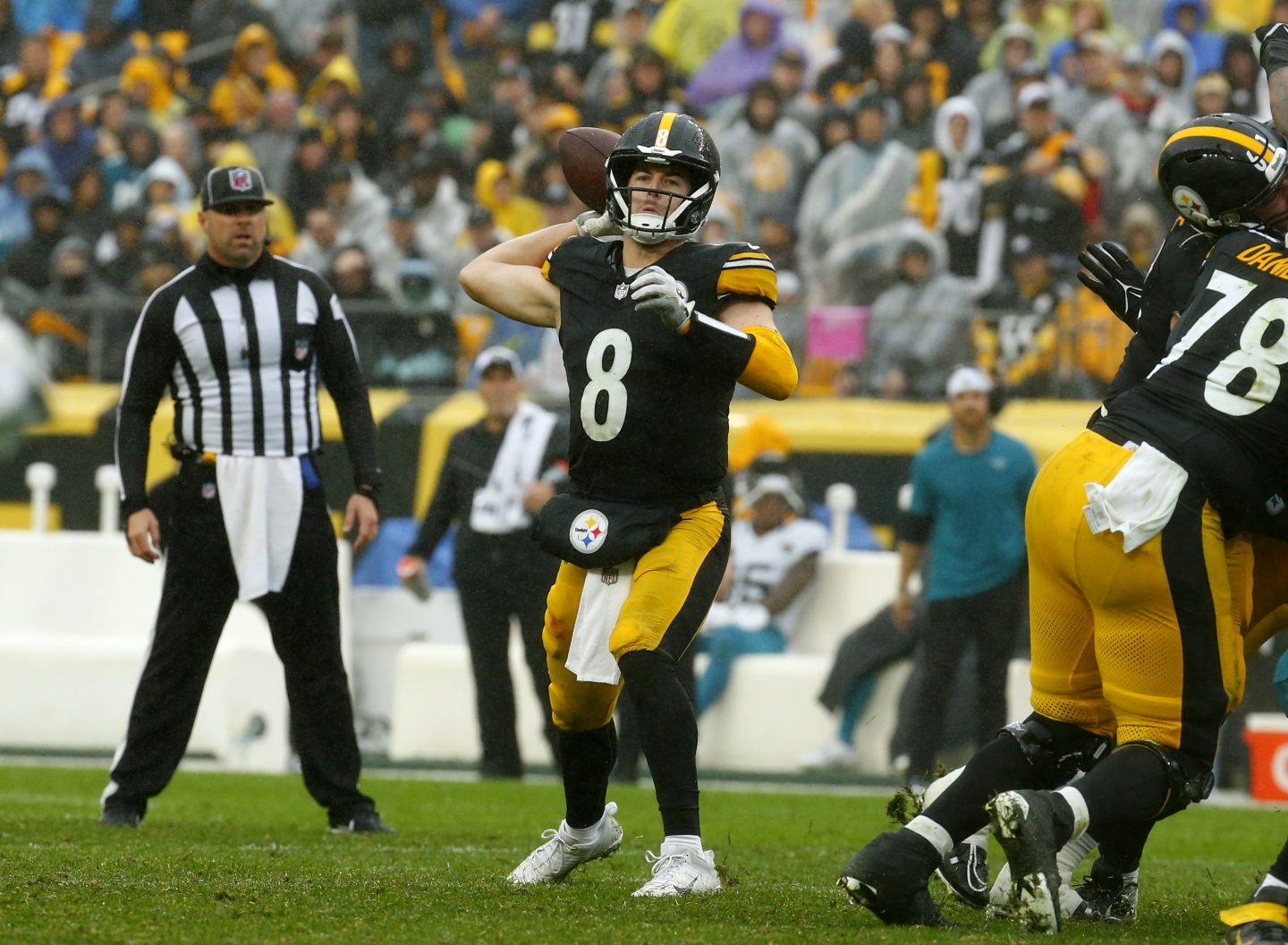 Kenny Picket will lead the Steelers against the Titans.