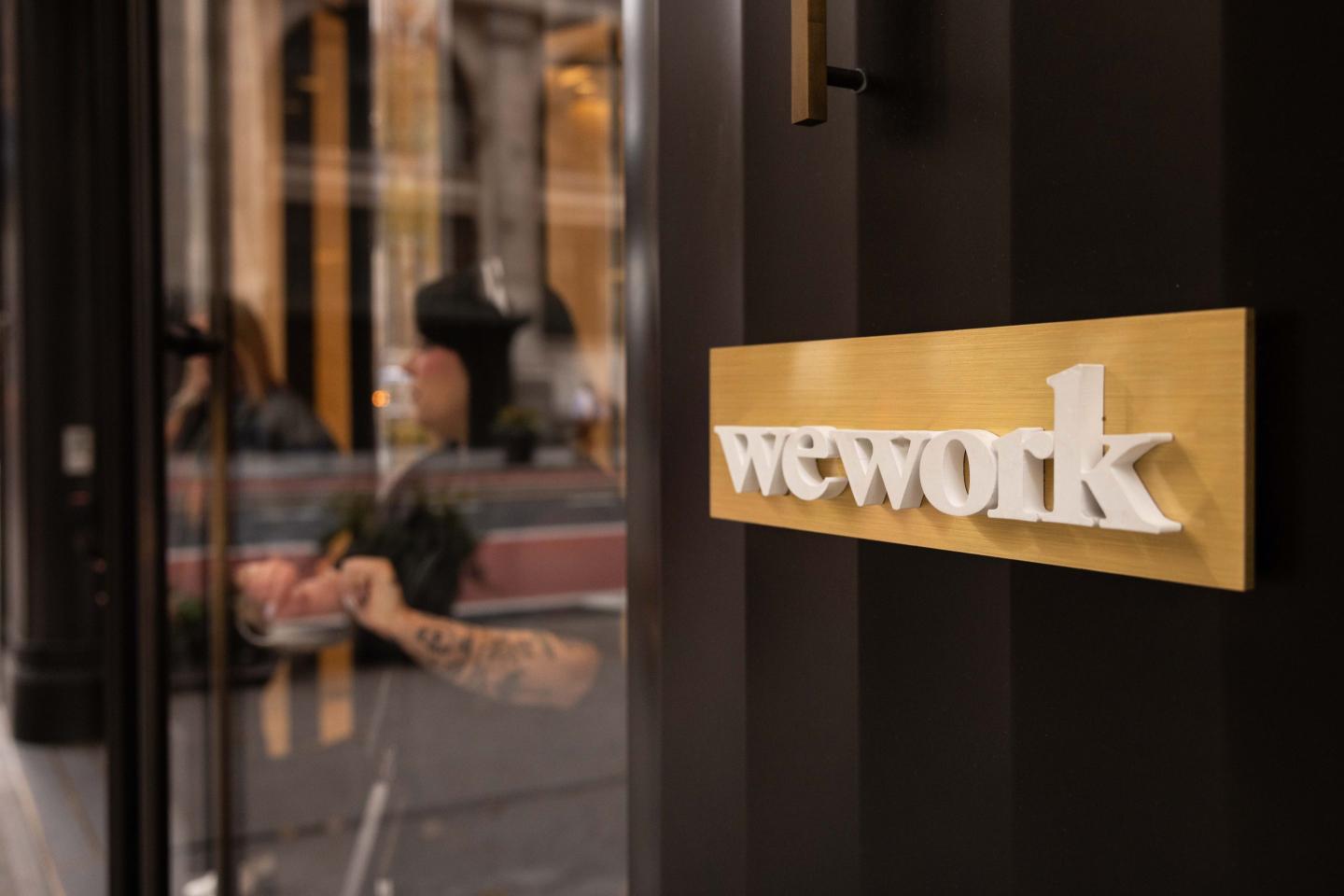 A WeWork co-working office space