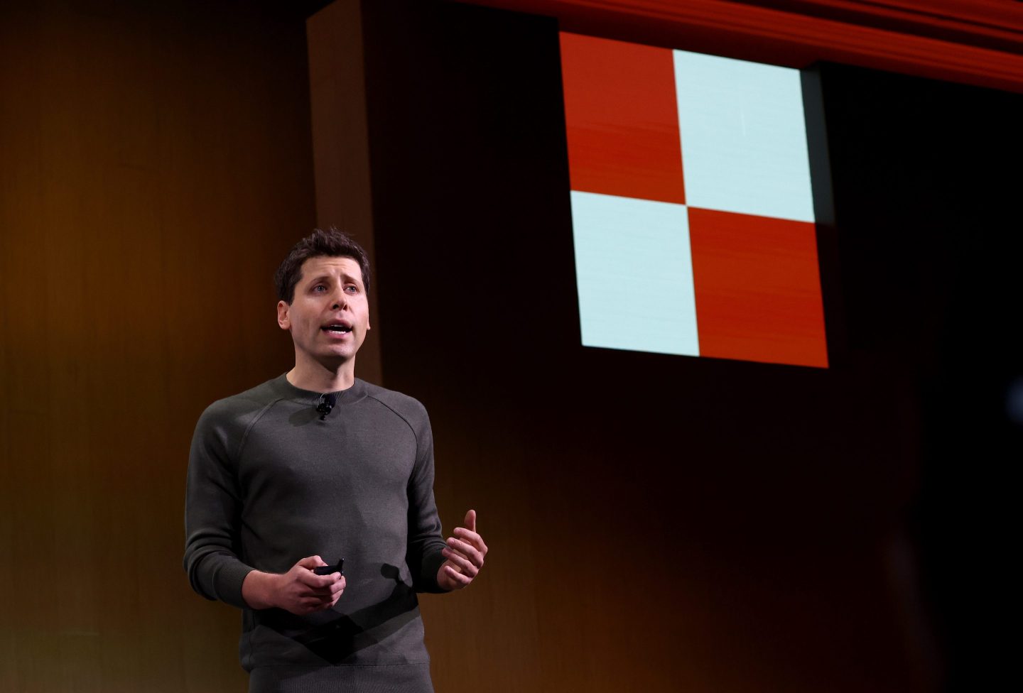 OpenAI CEO Sam Altman speaks during the OpenAI DevDay event on November 06, 2023 in San Francisco.