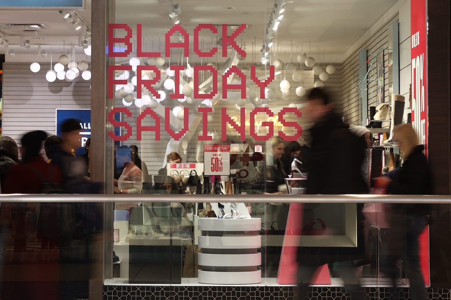 Retailers pushing Black Friday sales faced price-conscious shoppers this year.