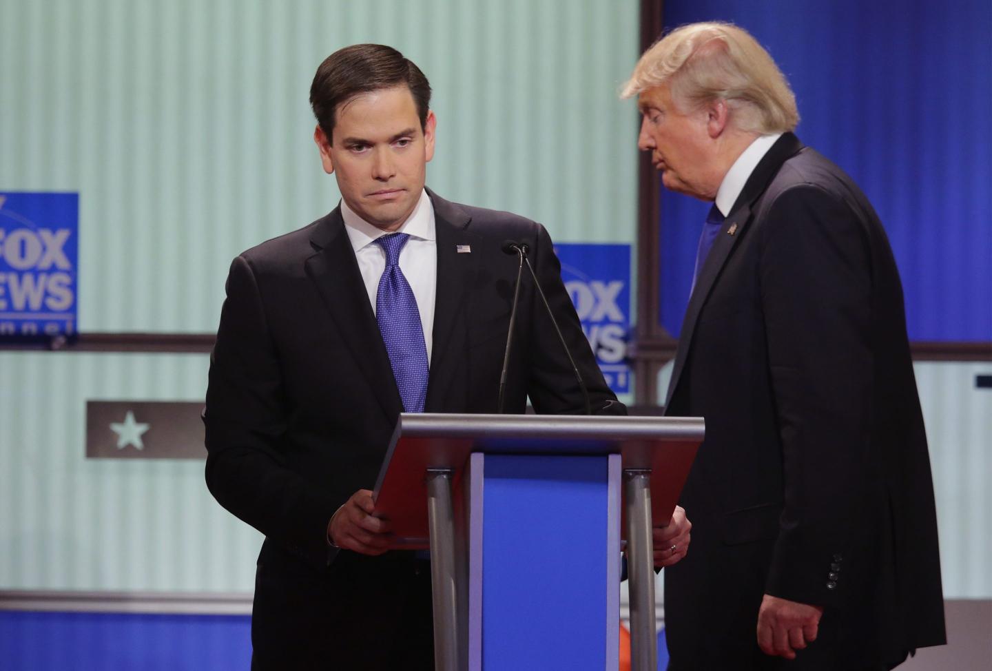 Marco Rubio, Donald Trump