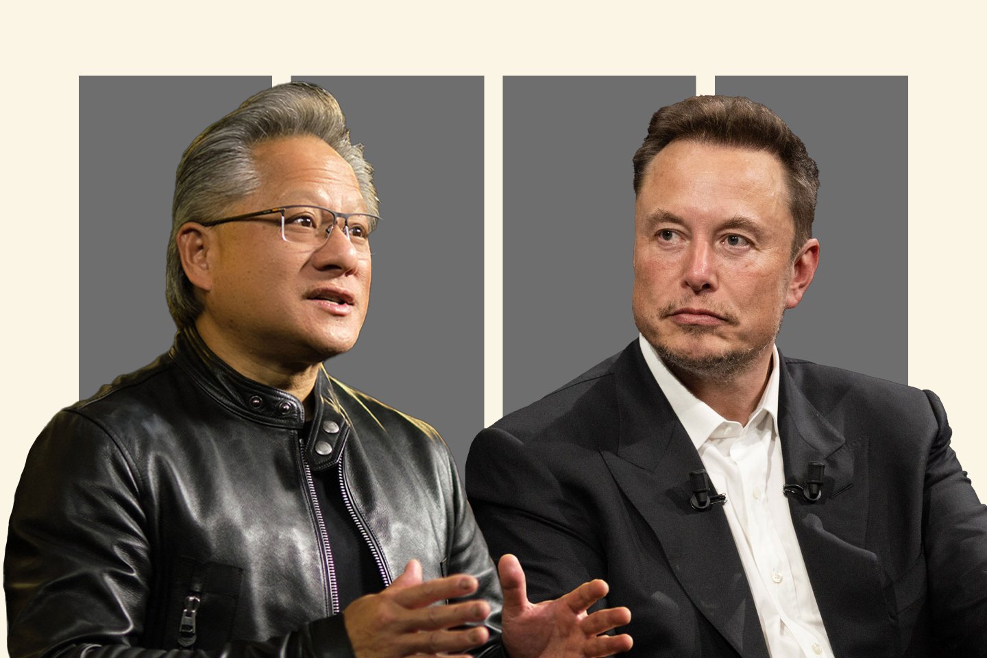 Nvidia CEO Jensen Huang and Tesla boss Elon Musk have different takes on how AI will affect human employment.