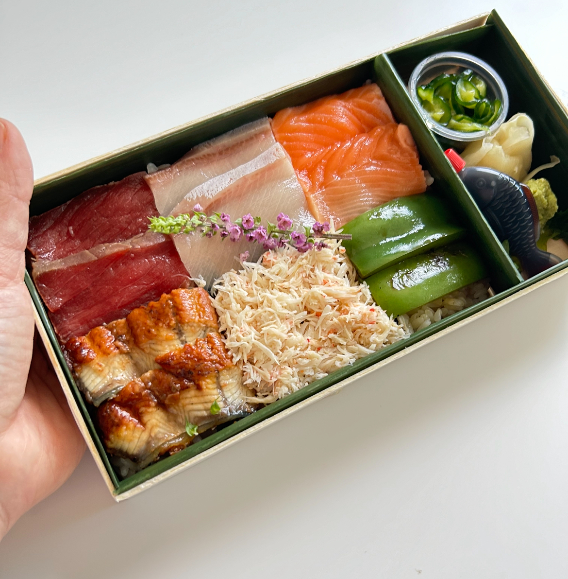 Bentoville has sold a limited number of sushi and Shojin-style tempura boxes that purchasers could pick up at Onyx, a local coffee shop.
