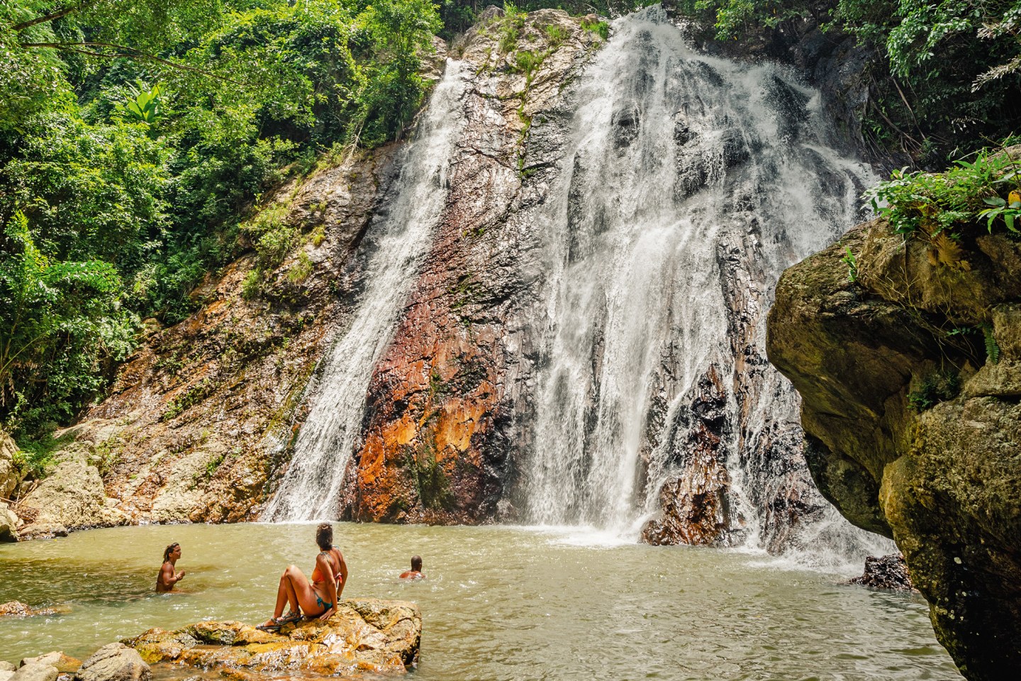 Calm before the White Lotus tourism storm: Get to the Na Muang Waterfalls on Koh Samui before the HBO show does.