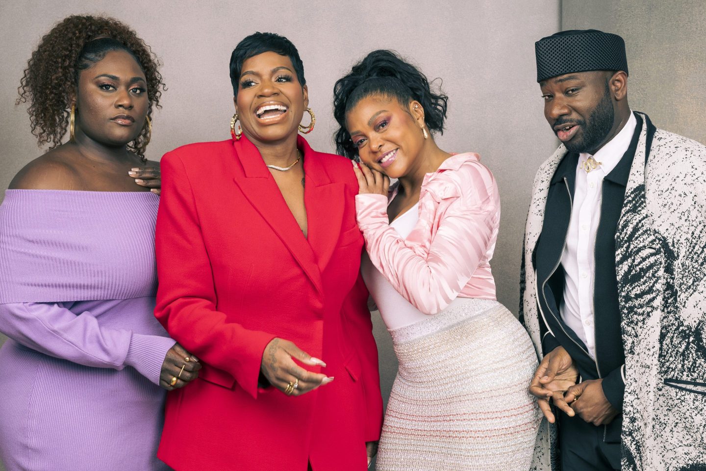 Danielle Brooks, from left, Fantasia Barrino, Taraji P. Henson and Blitz Bazawule