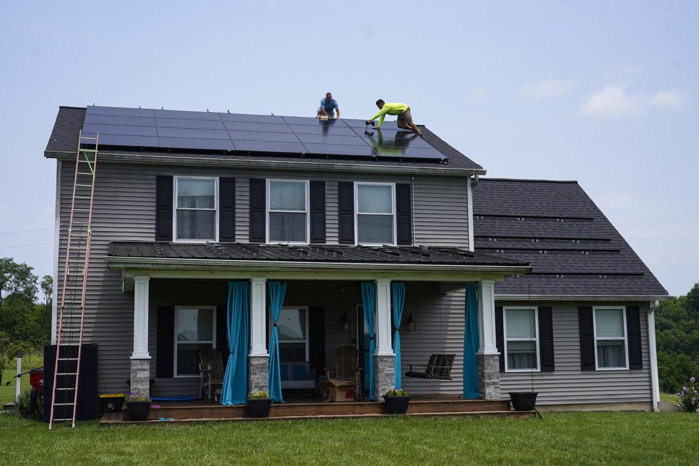 Solar rooftops gain traction as electric vehicles owners look to skip paying for electricity or gasoline: ‘Solar just makes sense’