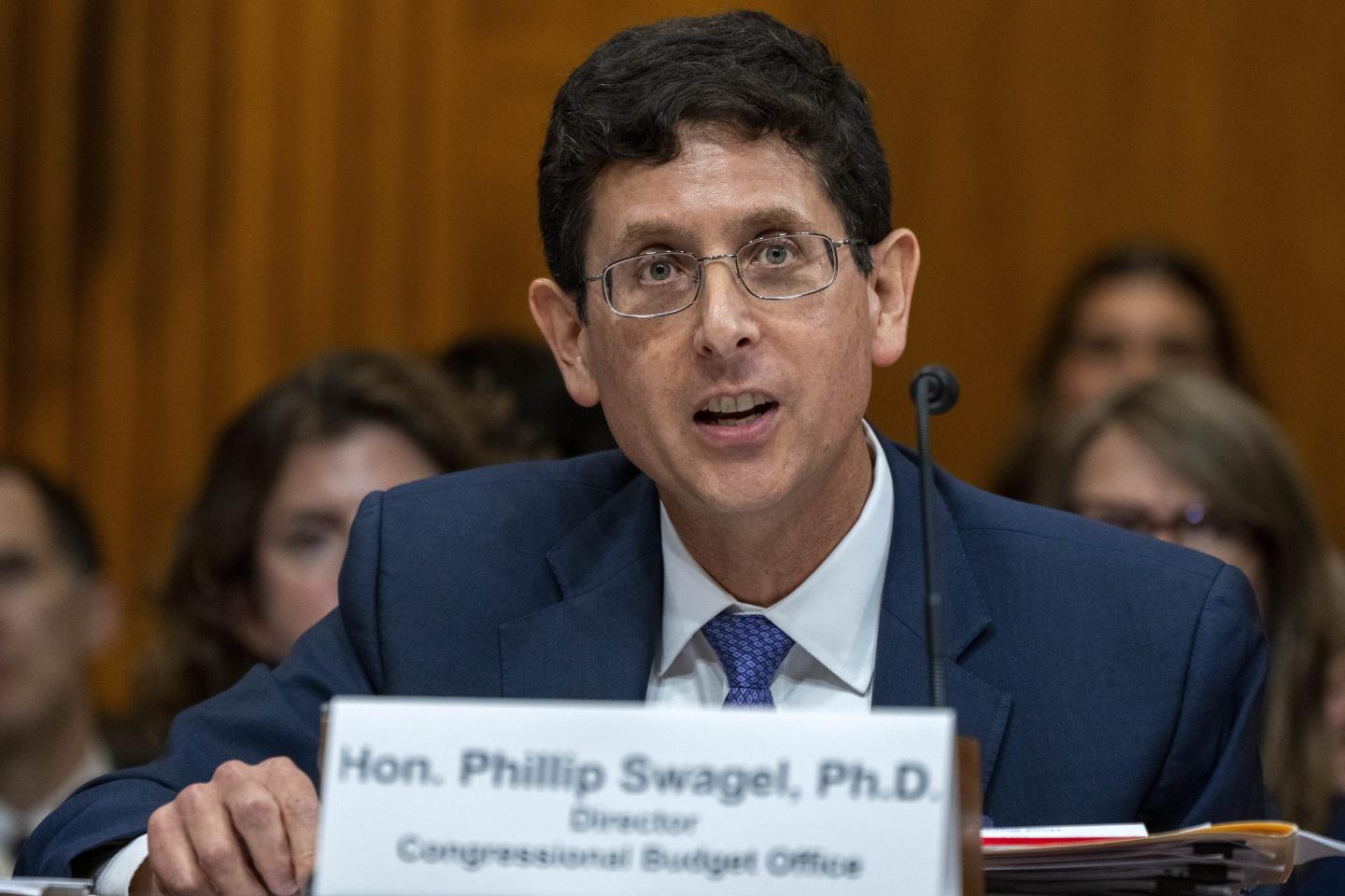 CBO Director Philllip Swagel testifies on Capitol Hill this summer.