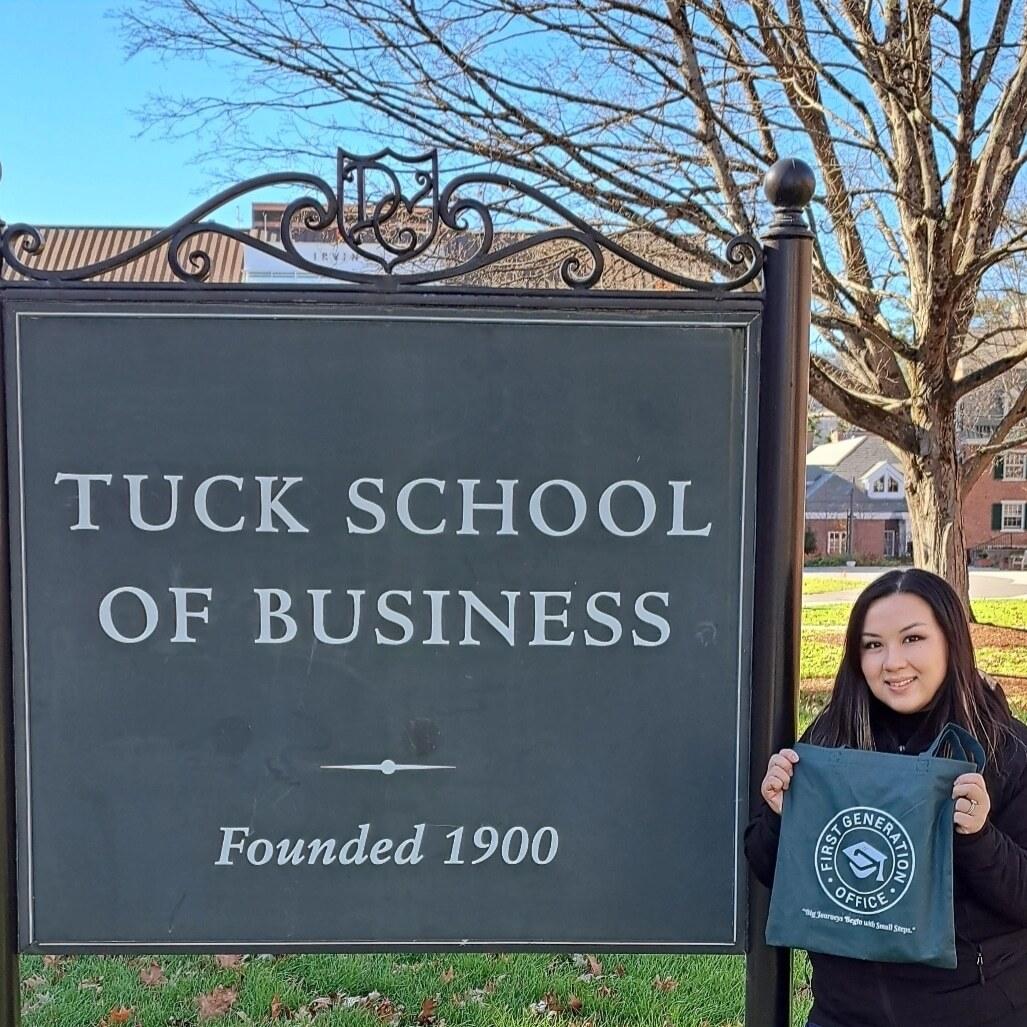 How this first-generation student ended up at a top MBA program—and landed an internship with Microsoft