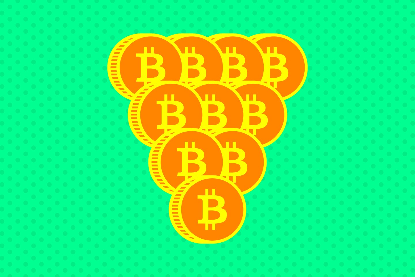 Bitcoin fell on Monday after soaring for most of last week.