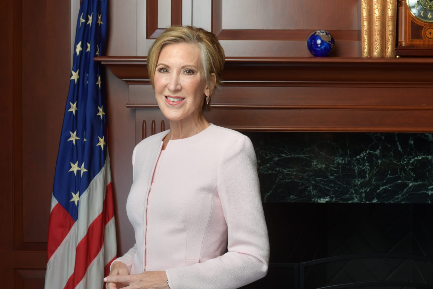 Carly Fiorina is chair of the Colonial Williamsburg Foundation Board of Trustees, a former presidential candidate, and former CEO of Hewlett-Packard.