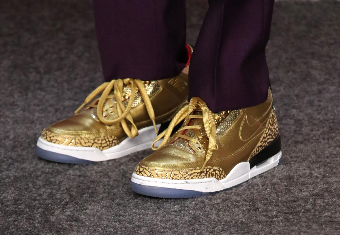 Gold-colored Air Jordans that were custom-made for Spike Lee sell for $51,000: ‘We couldn’t believe it’