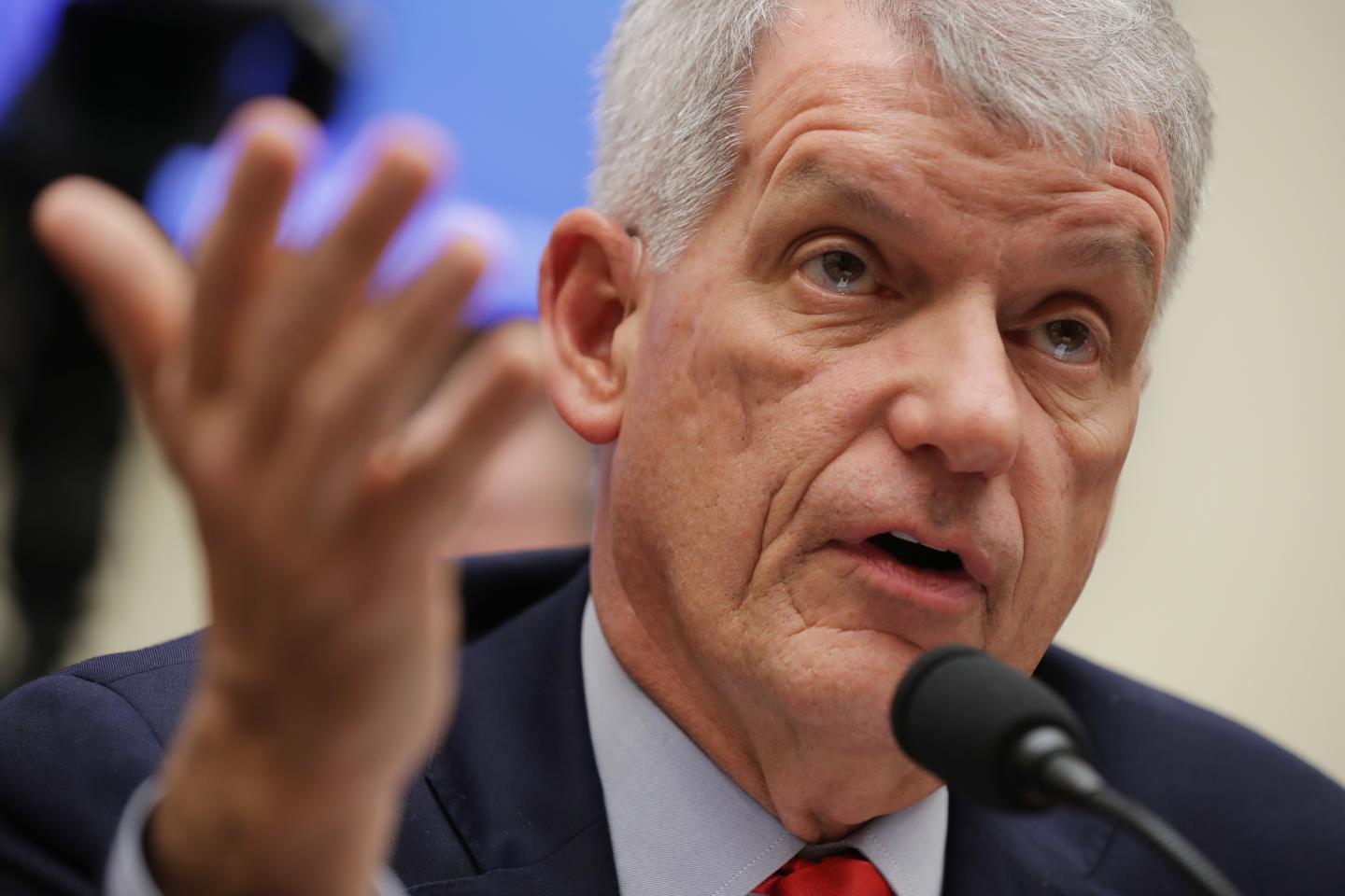 Tim Sloan testifies before Congress in 2019.