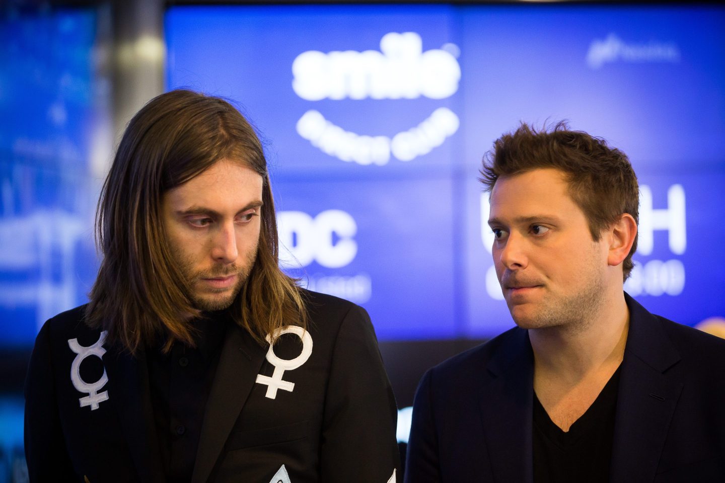 Company co-foudners Jordan Katzman and Alex Fenkell during its 2019 IPO.