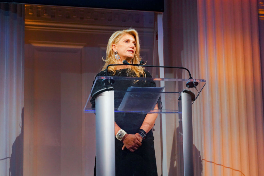 Philanthropist Cynthia van Eck speaks at the Boys’ Club of New York’s 2020 Winter Luncheon in February.
