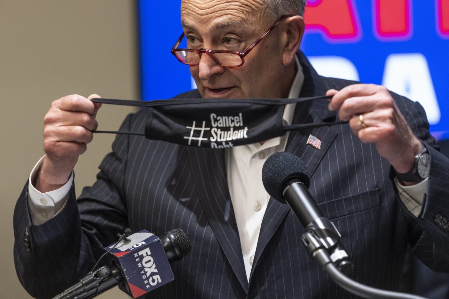Schumer is ‘intent on getting the president to pause student debt’